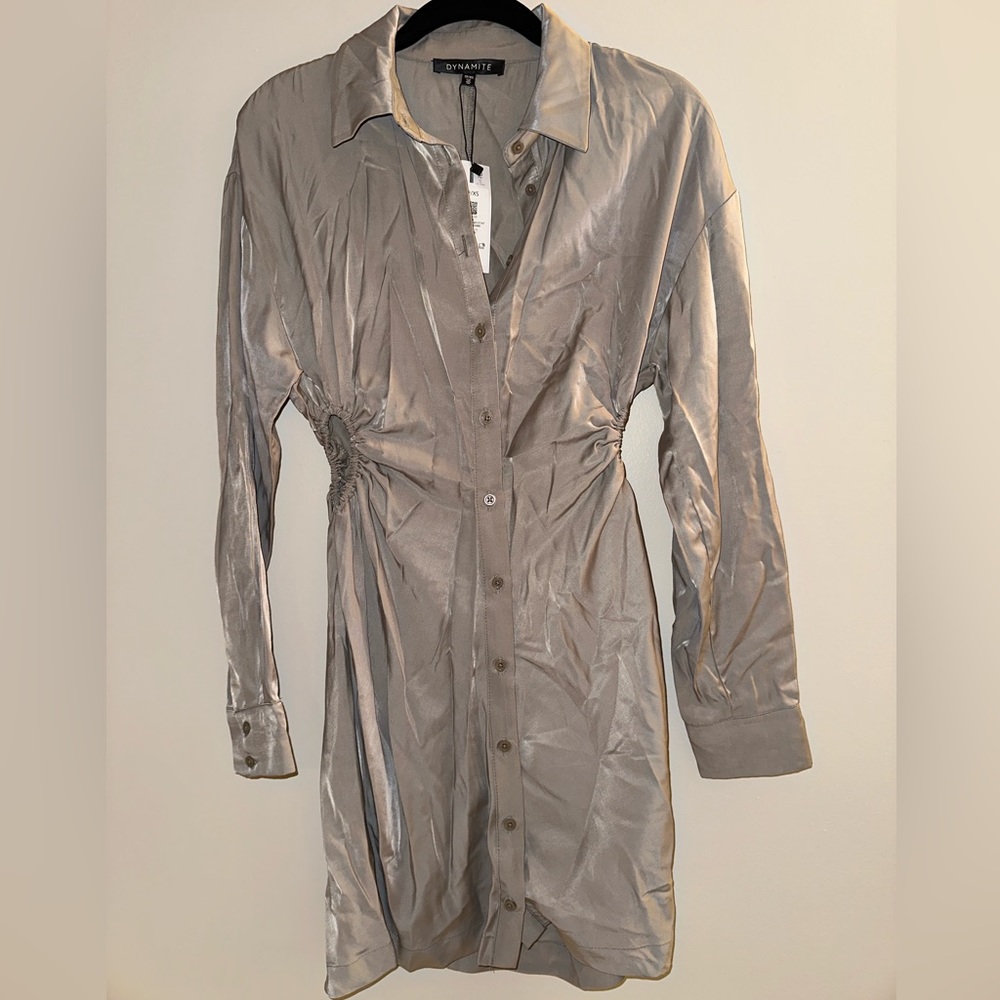 Brand New Silky Dynamite dress for Fall